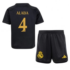 Maillot de foot Real Madrid David Alaba #4 Troisième enfant 2023-24 Manches Courte (+ pantalon court)